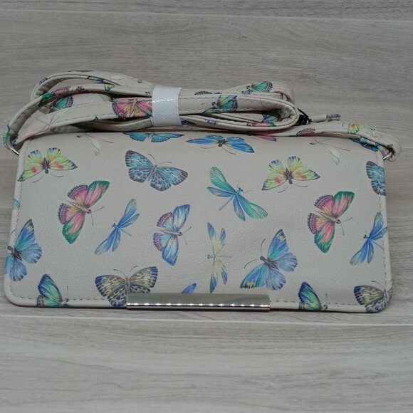 Mundi Cares Bufferfly Crossbody Purse RFID Protected/NWT - Picture 3 of 13